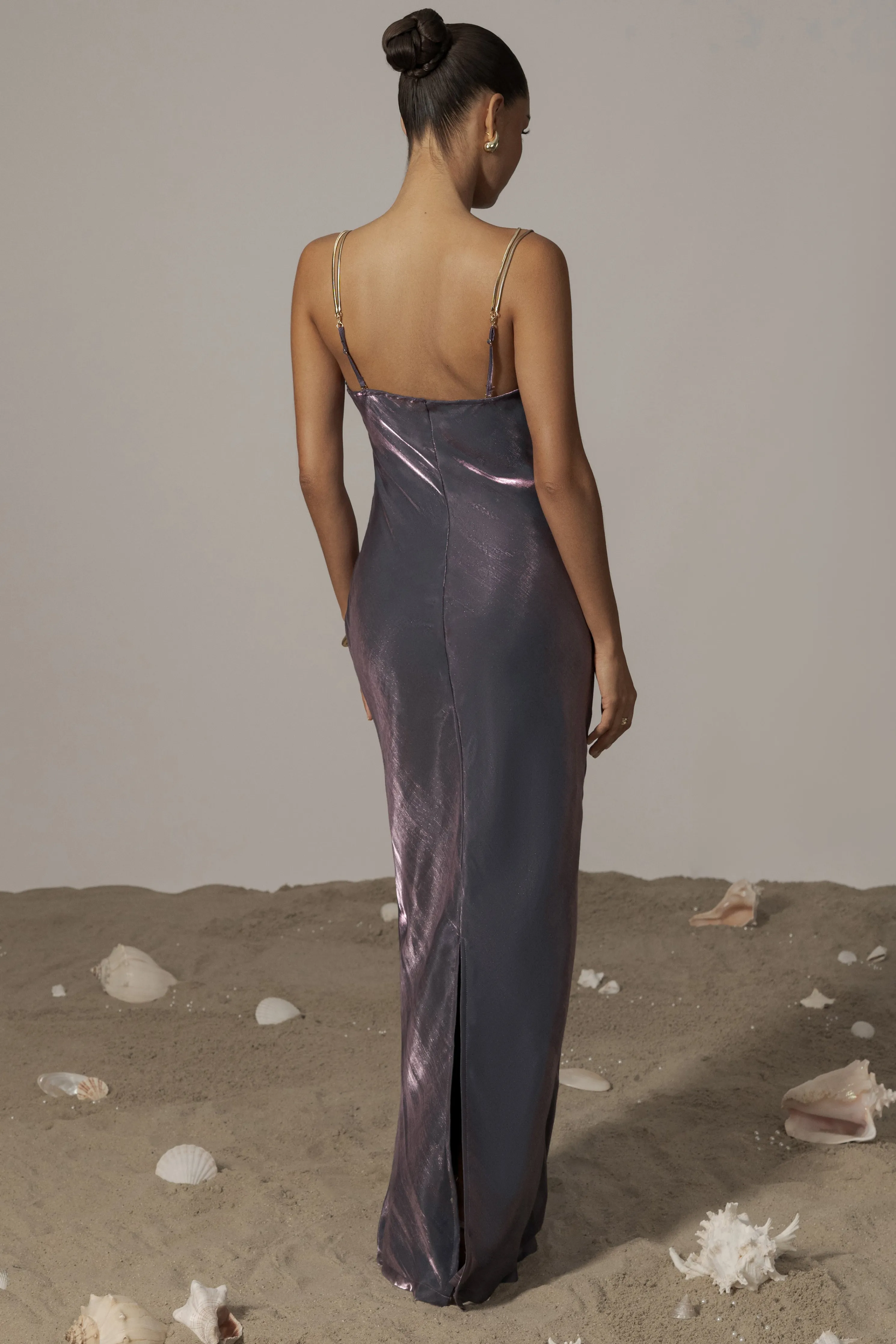 Purple Iridescent Visions Of You Dress