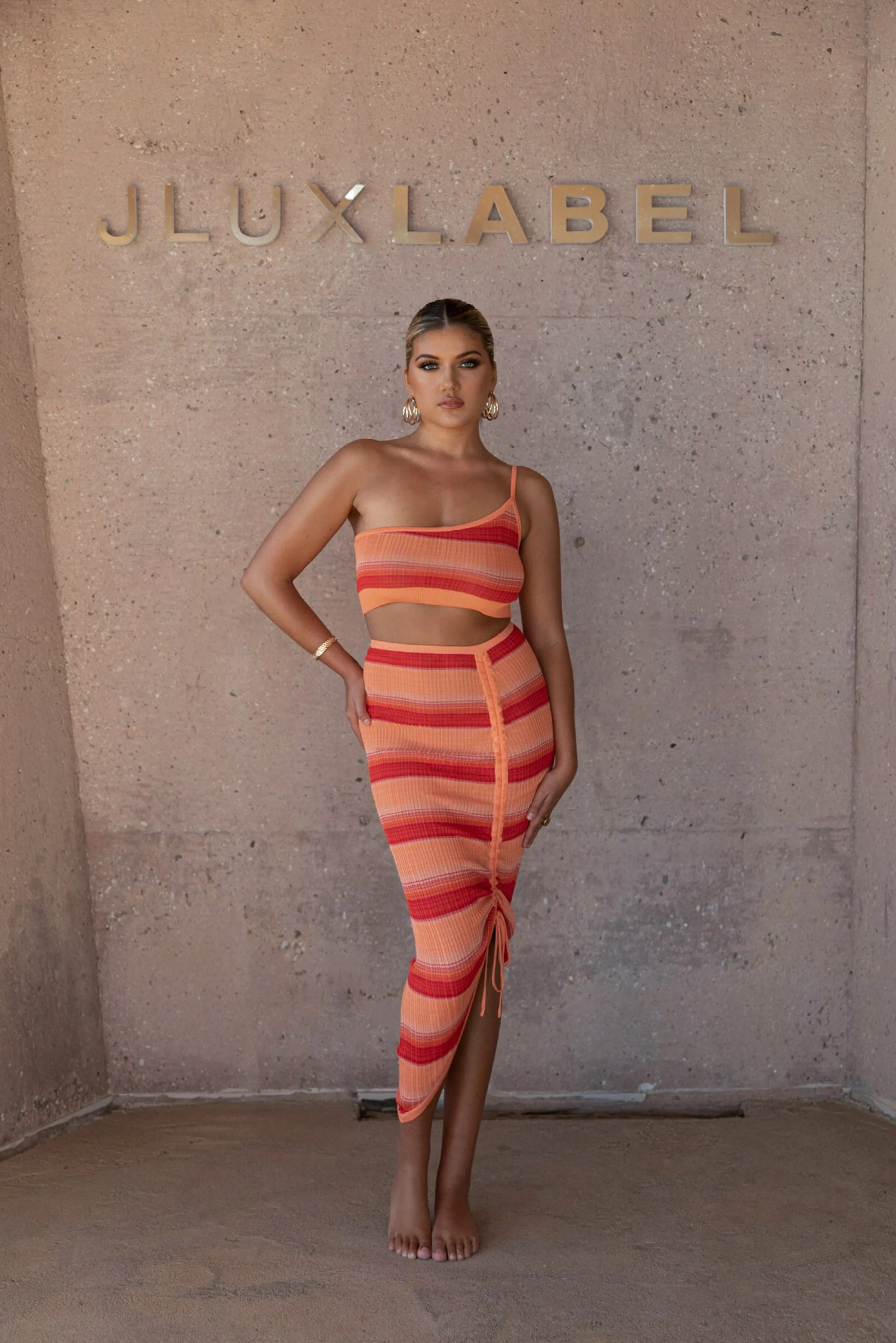 Red Good Times Crop Top