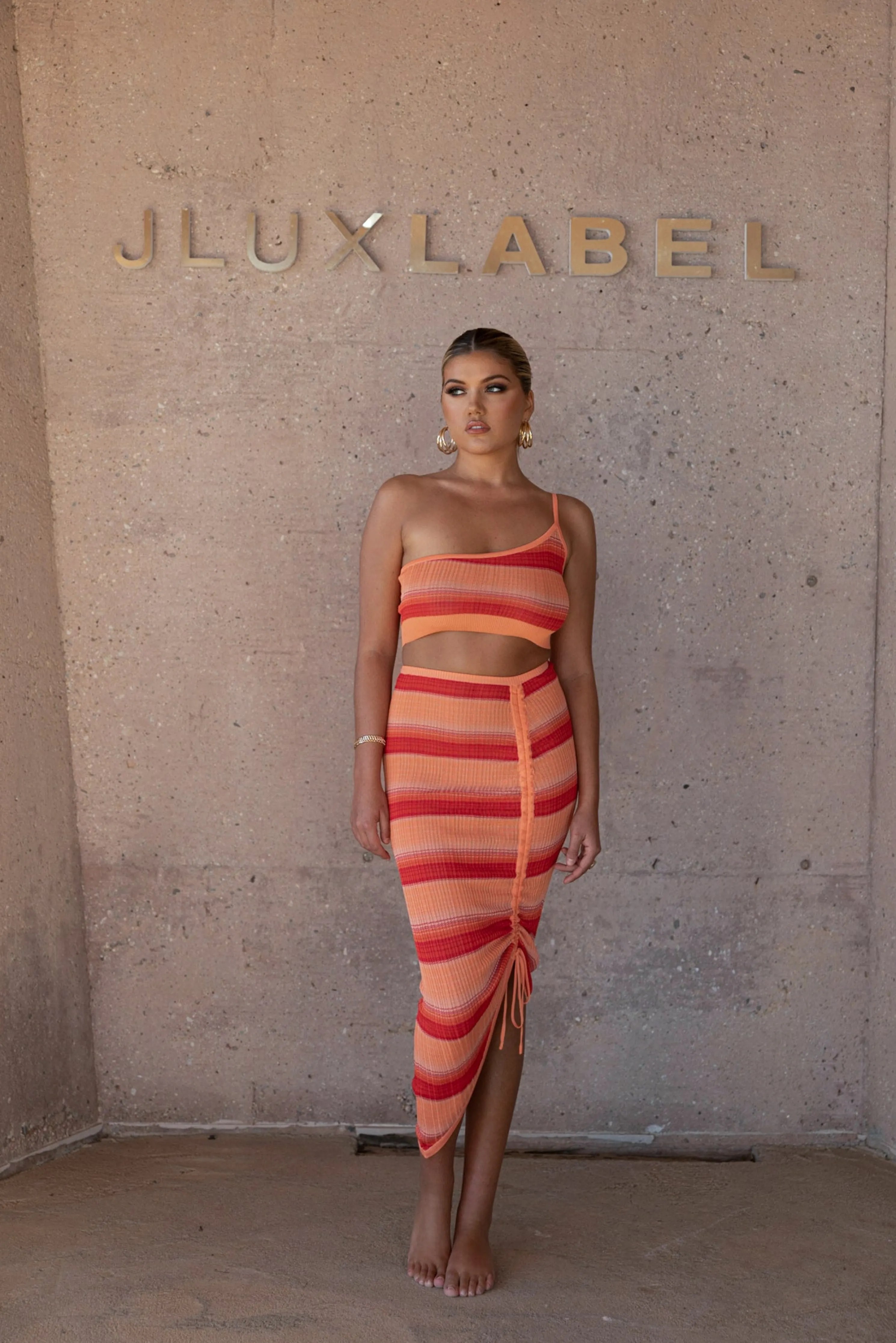 Red Good Times Crop Top