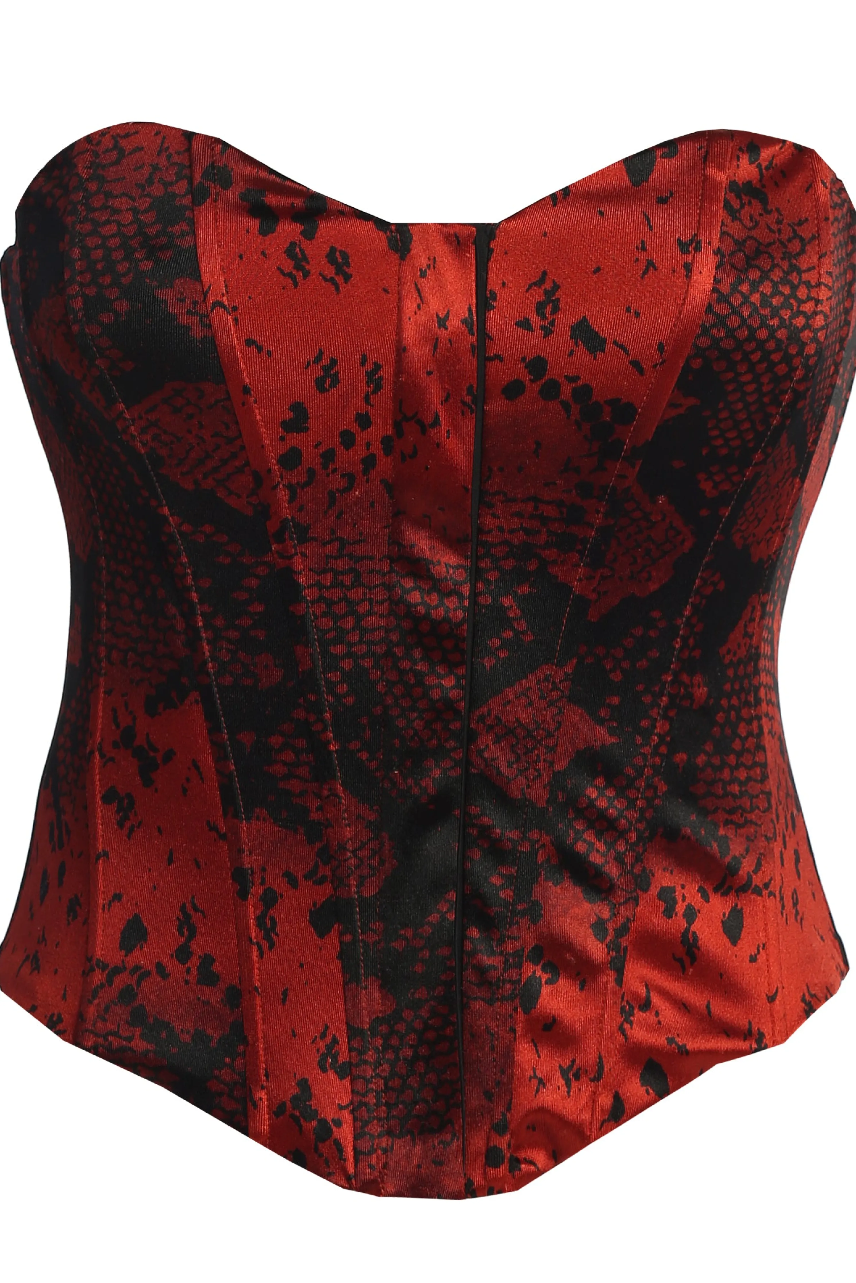 Red Stay the Night Corset