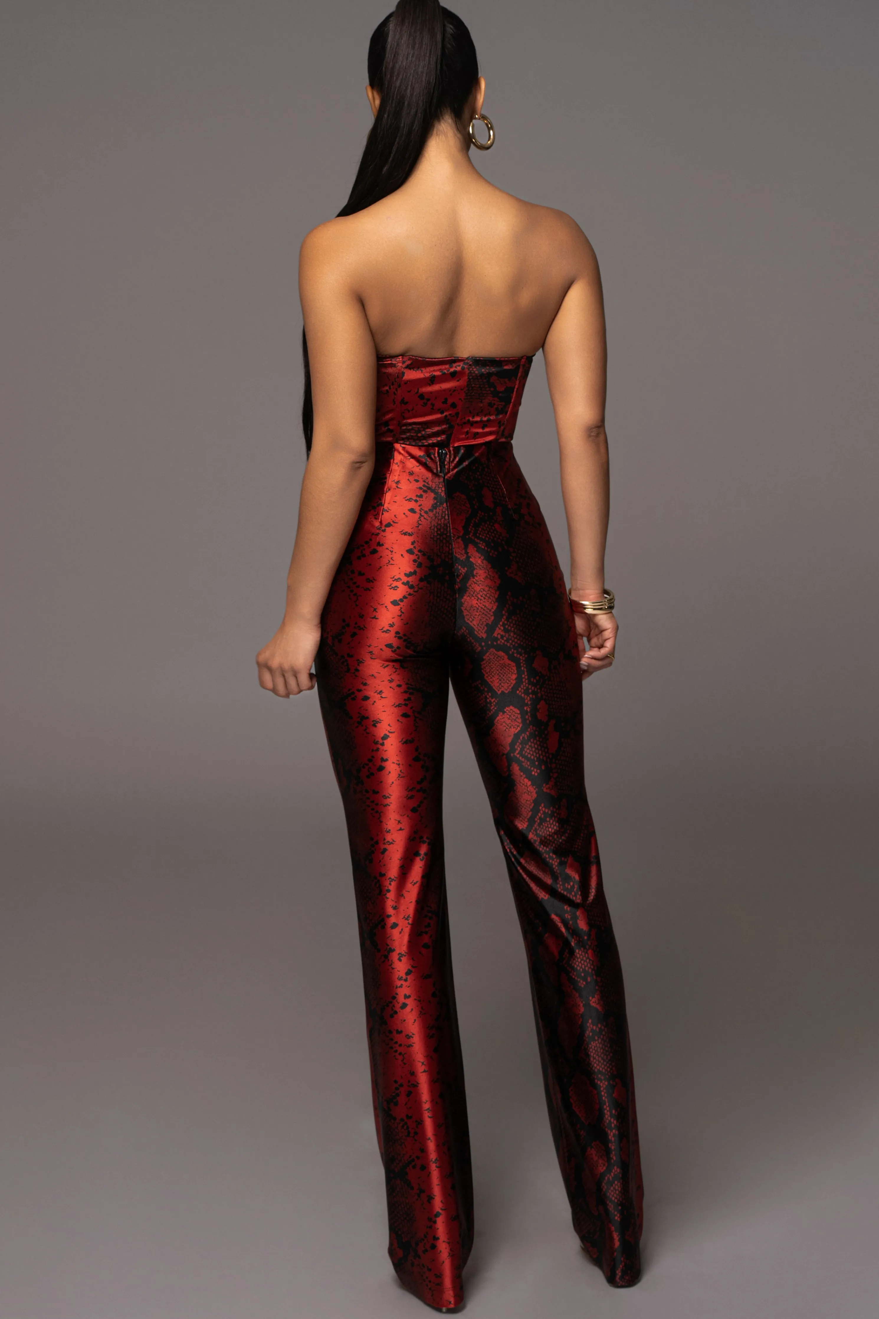 Red Stay the Night Corset