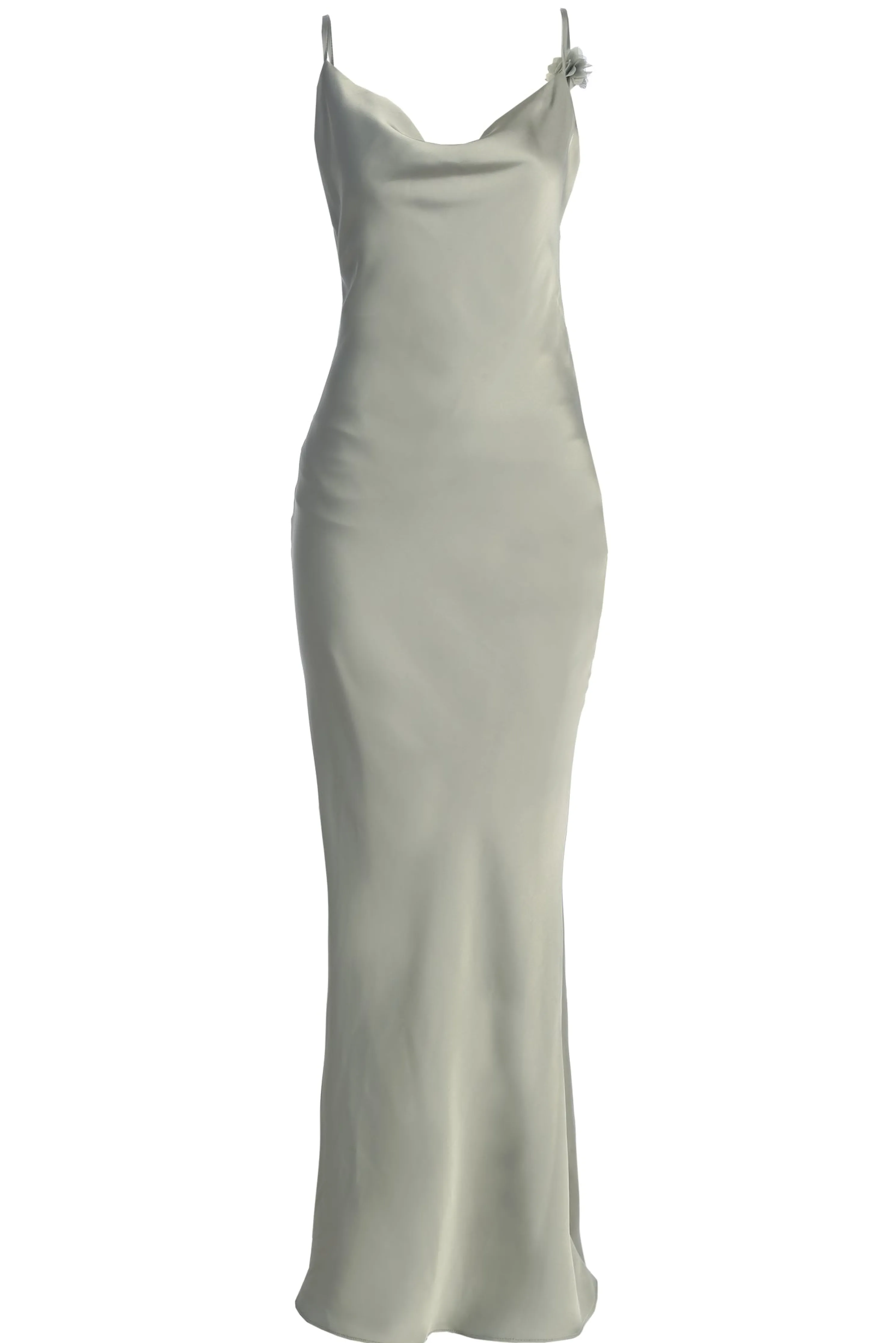 Sage Down The Aisle Satin Gown