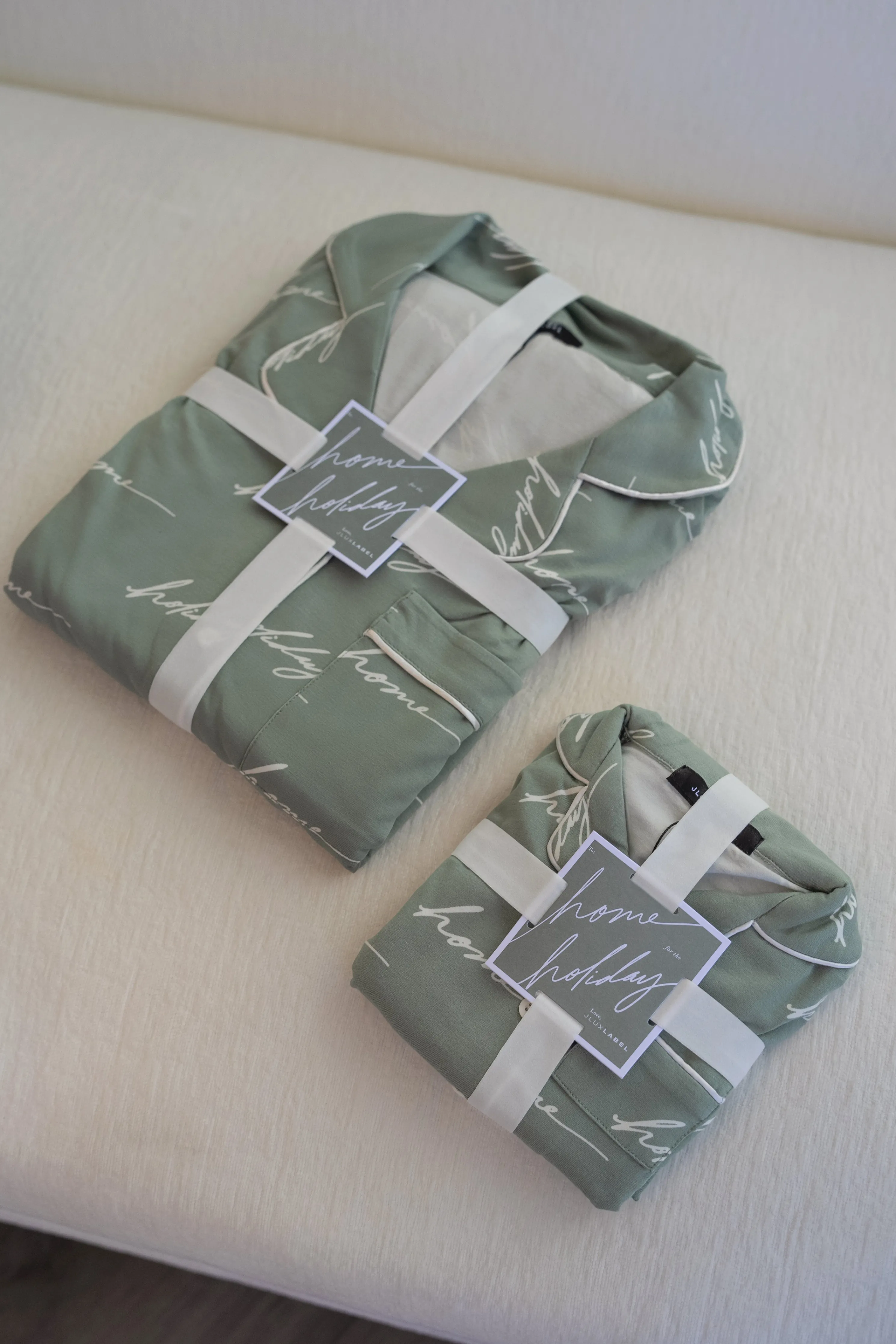 Sage Home For The Holidays Adult Pajama Set