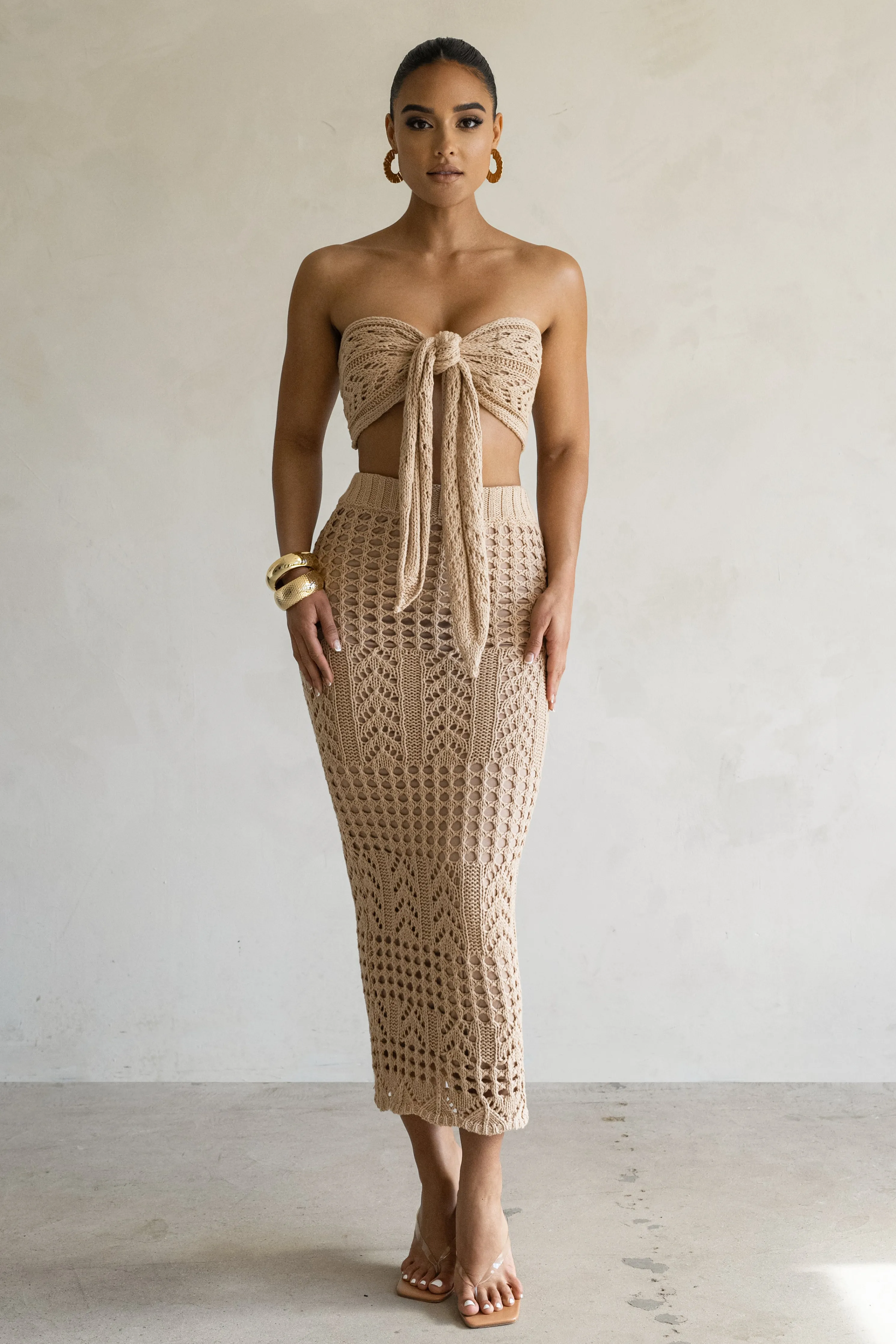 Sand Caribbean Skies Skirt Set