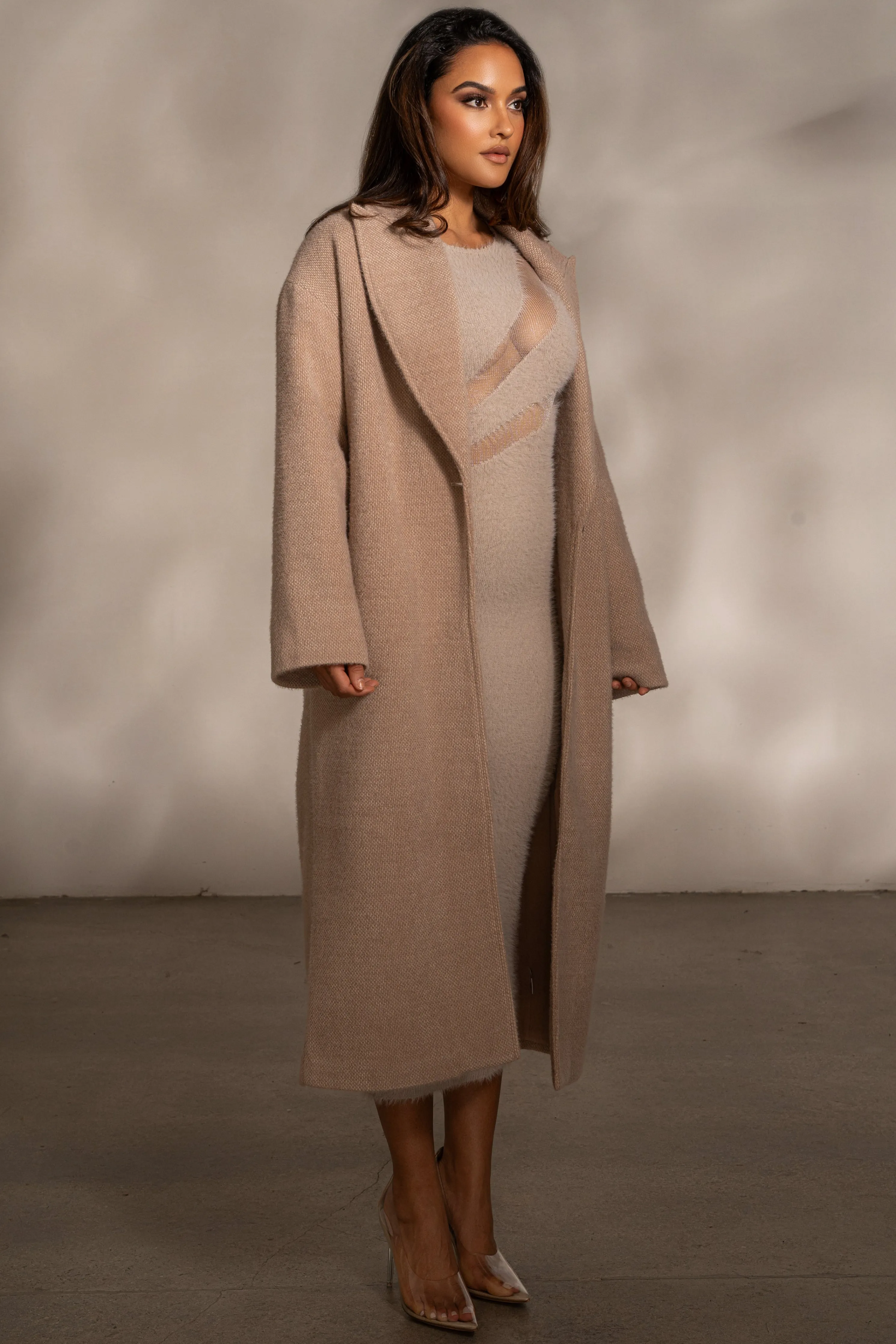 Sand Dion Oversized Coat