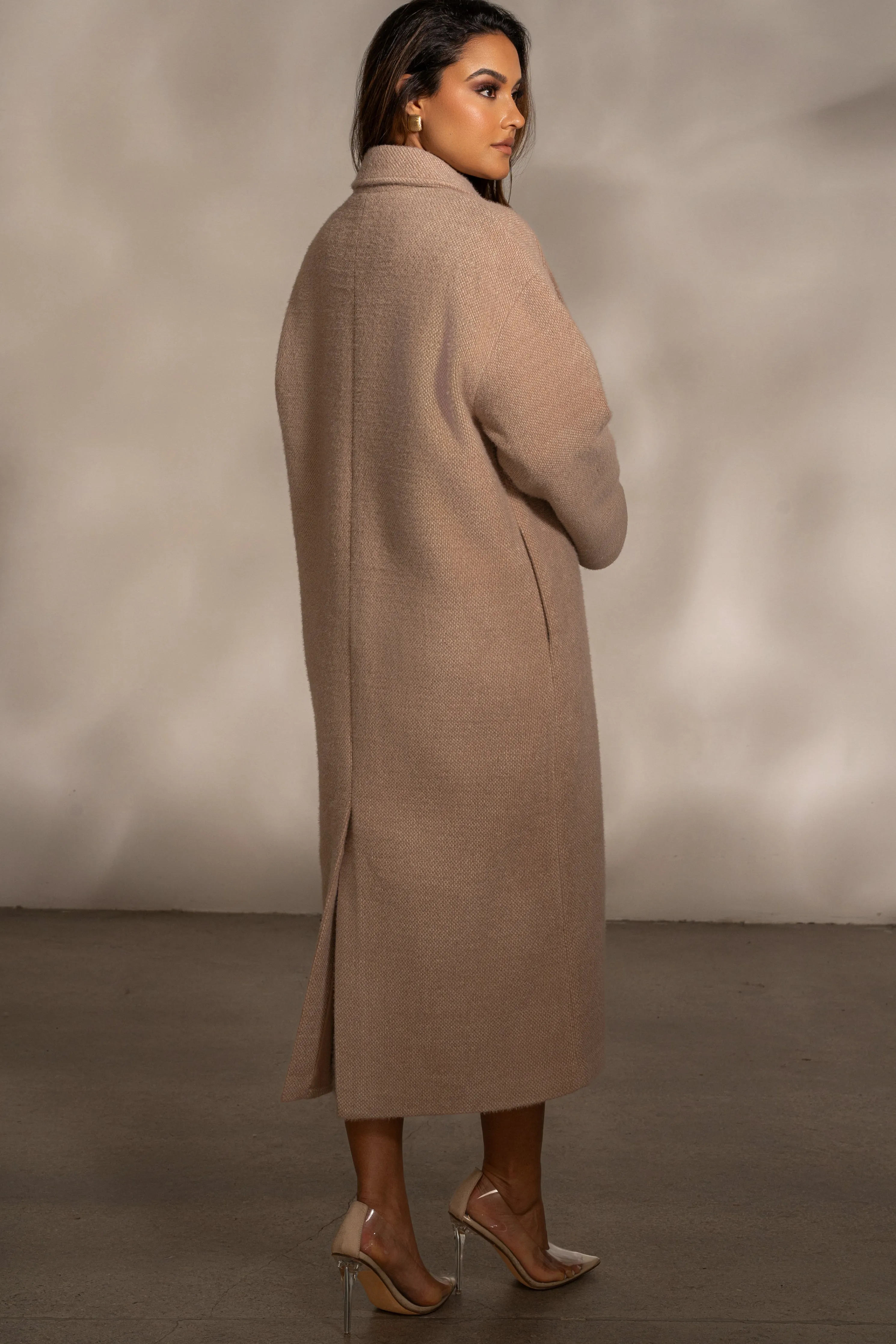 Sand Dion Oversized Coat