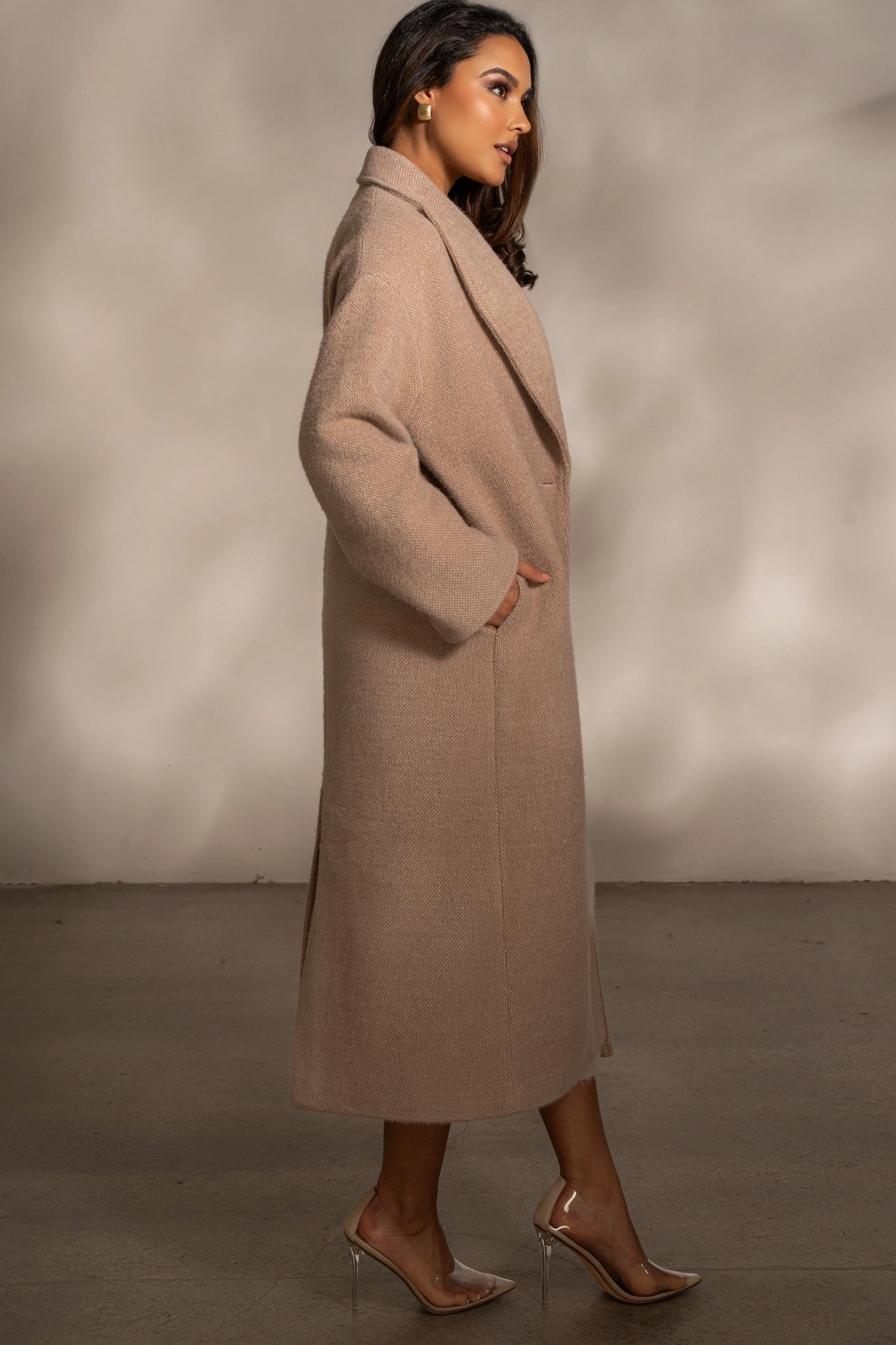 Sand Dion Oversized Coat