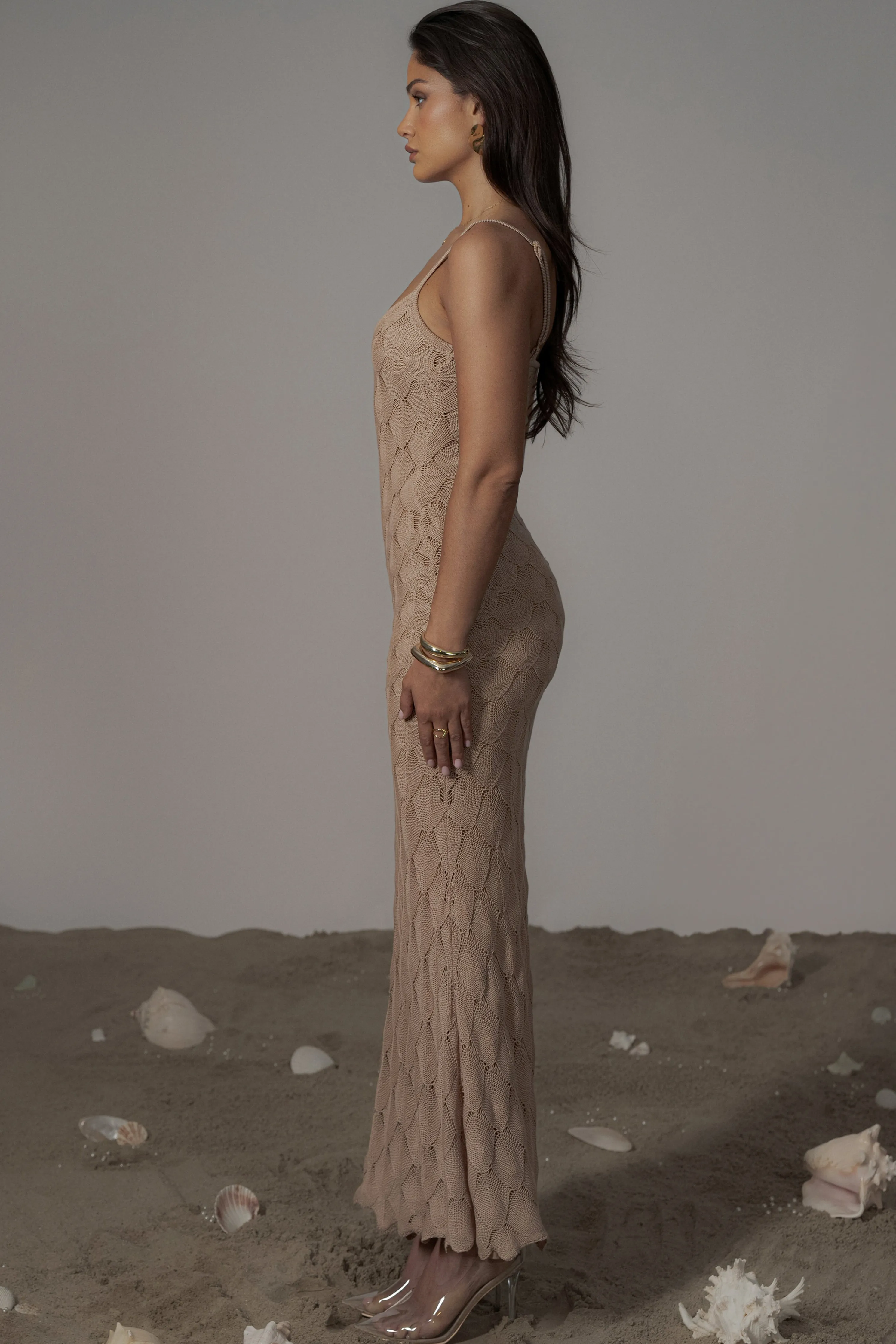 Sand Gabriela Knit Maxi Dress