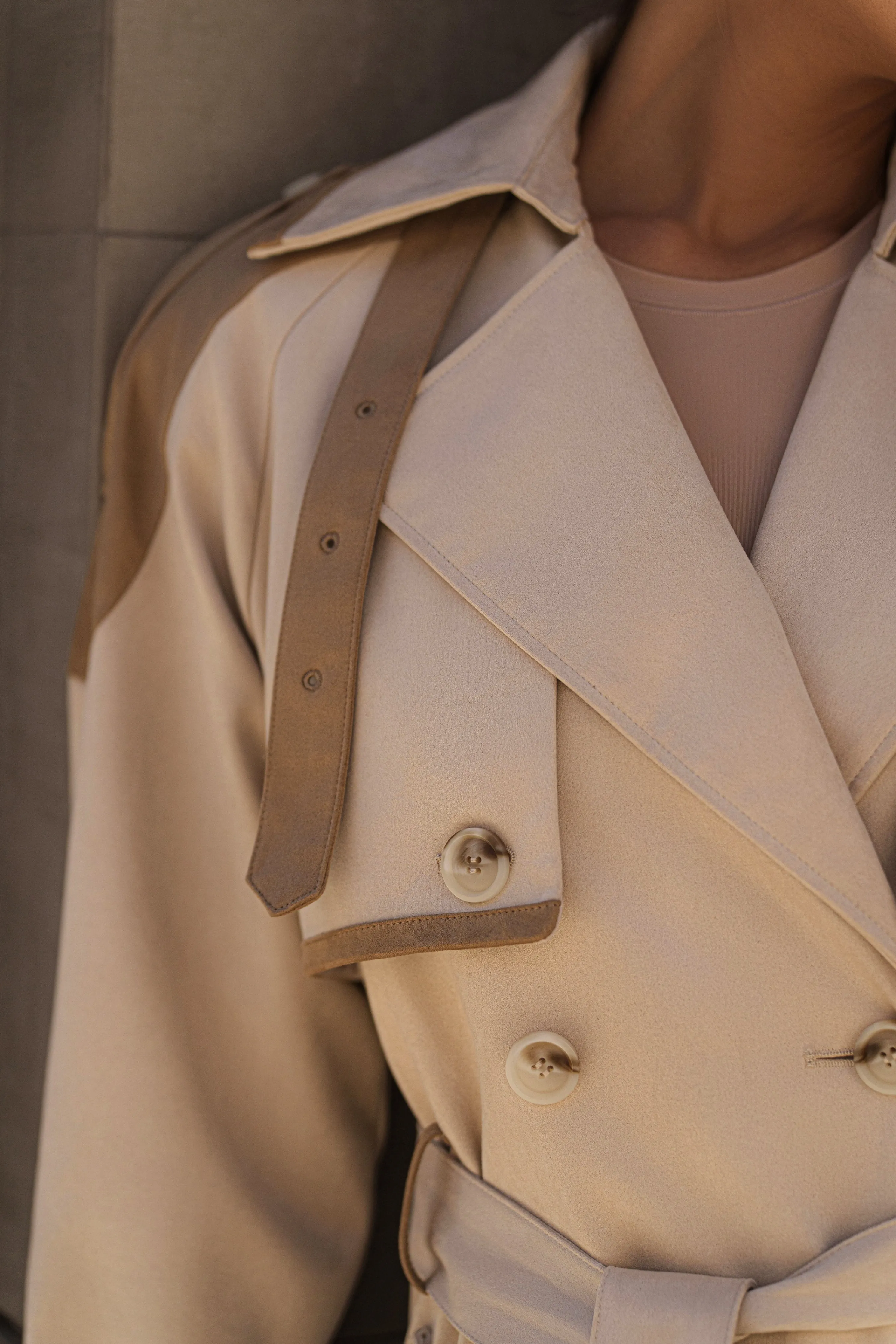 Tan Elite Suede Coat