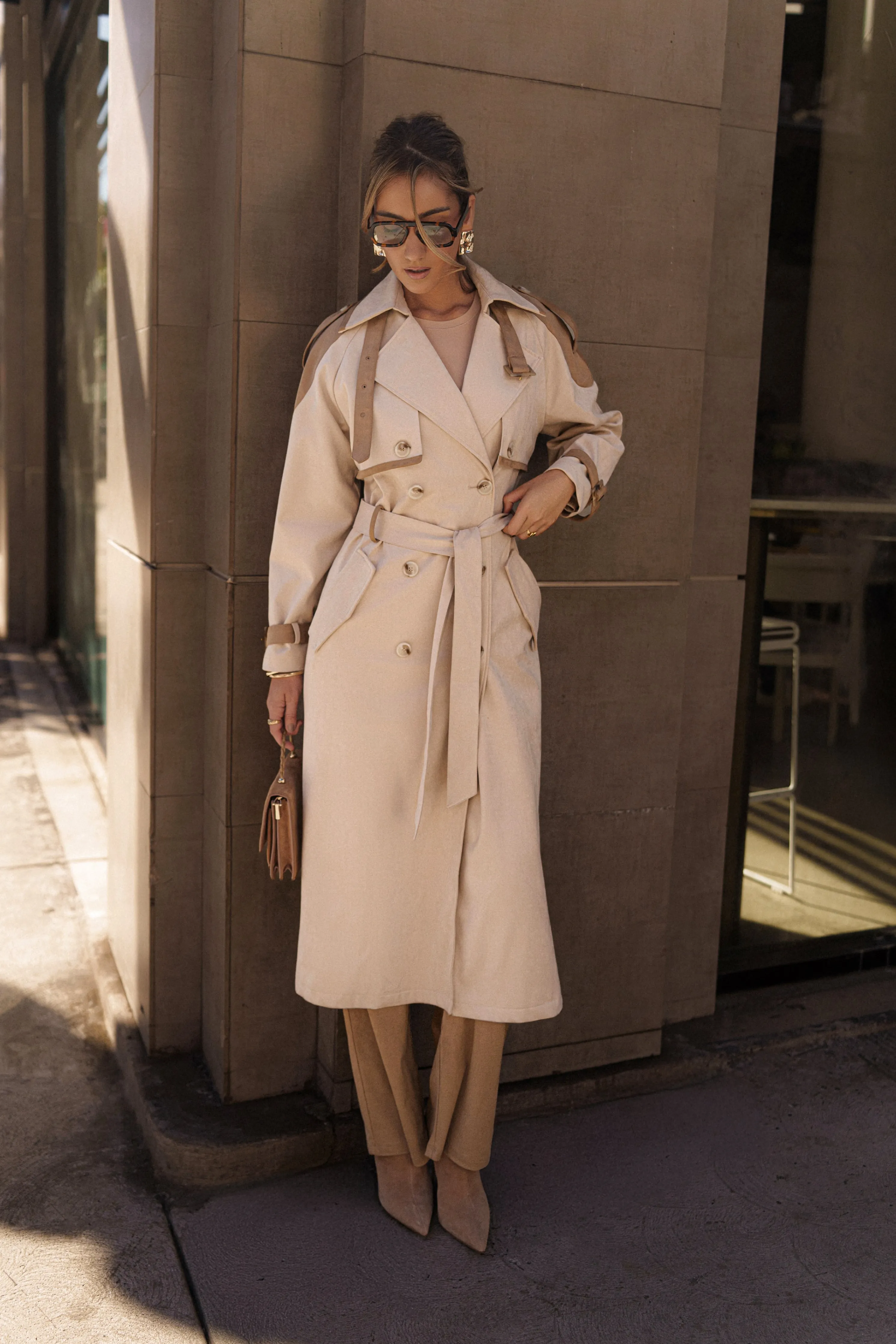 Tan Elite Suede Coat