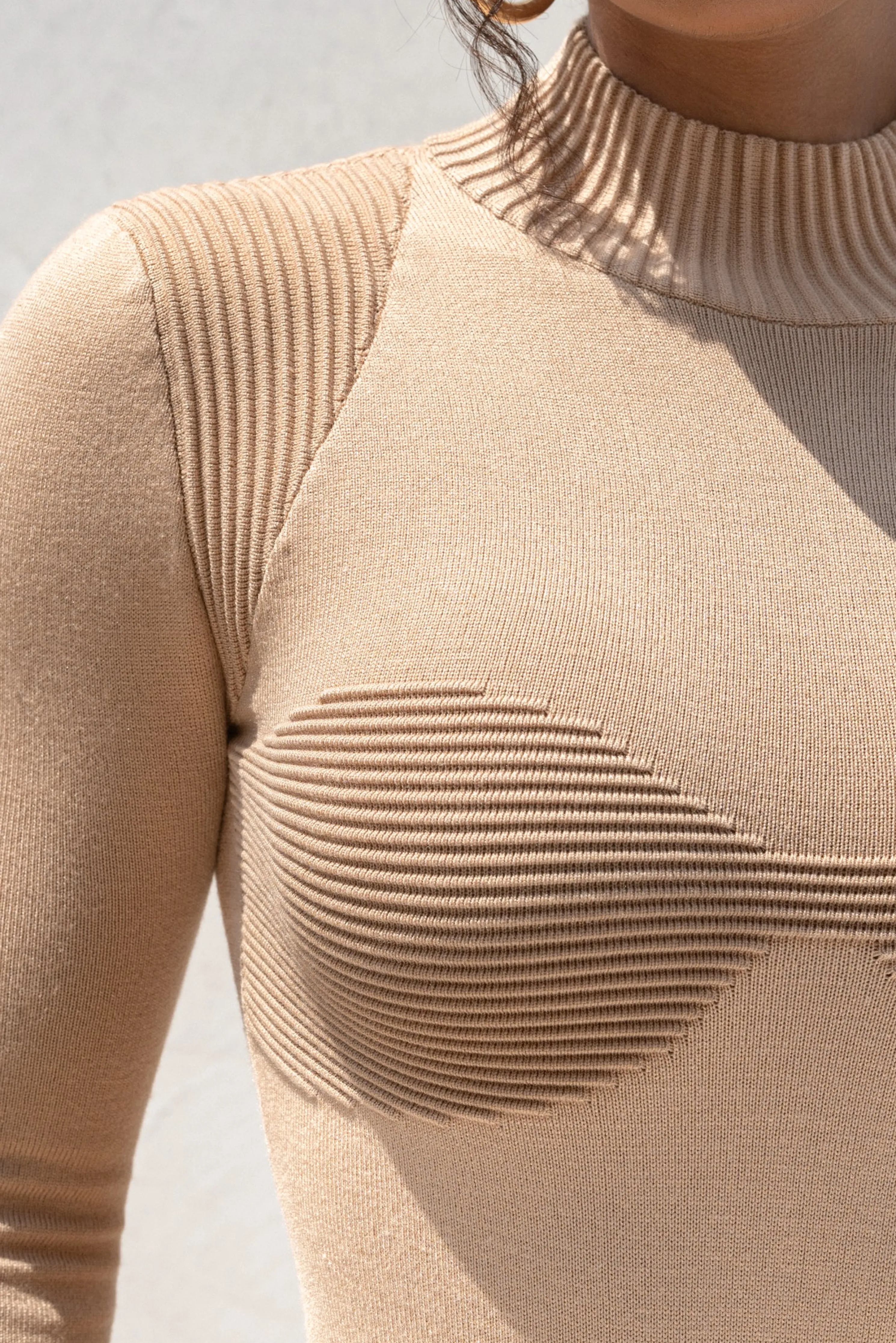 Tan Love Signs Bodysuit