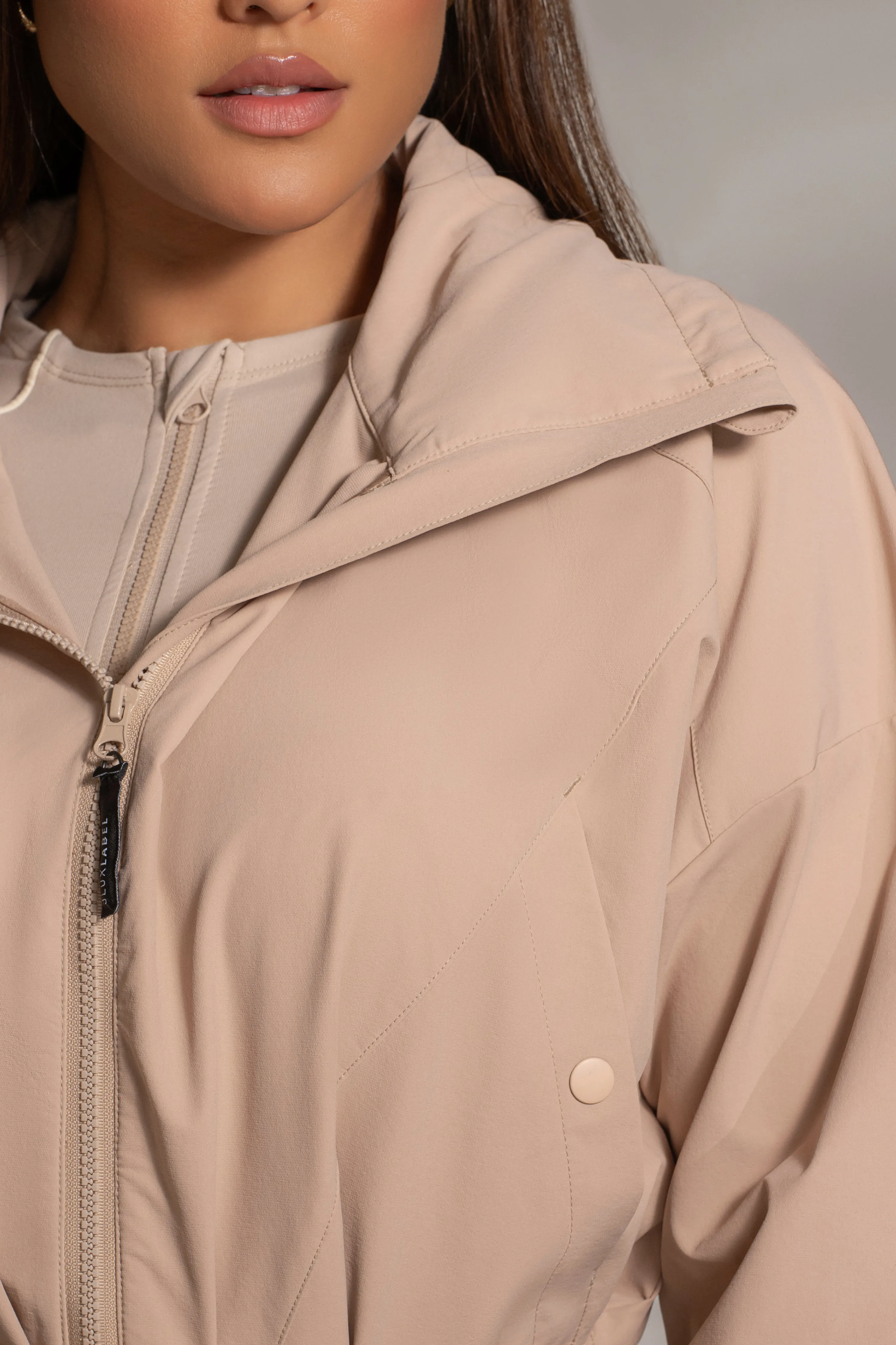 Tan Willow Belted Jacket