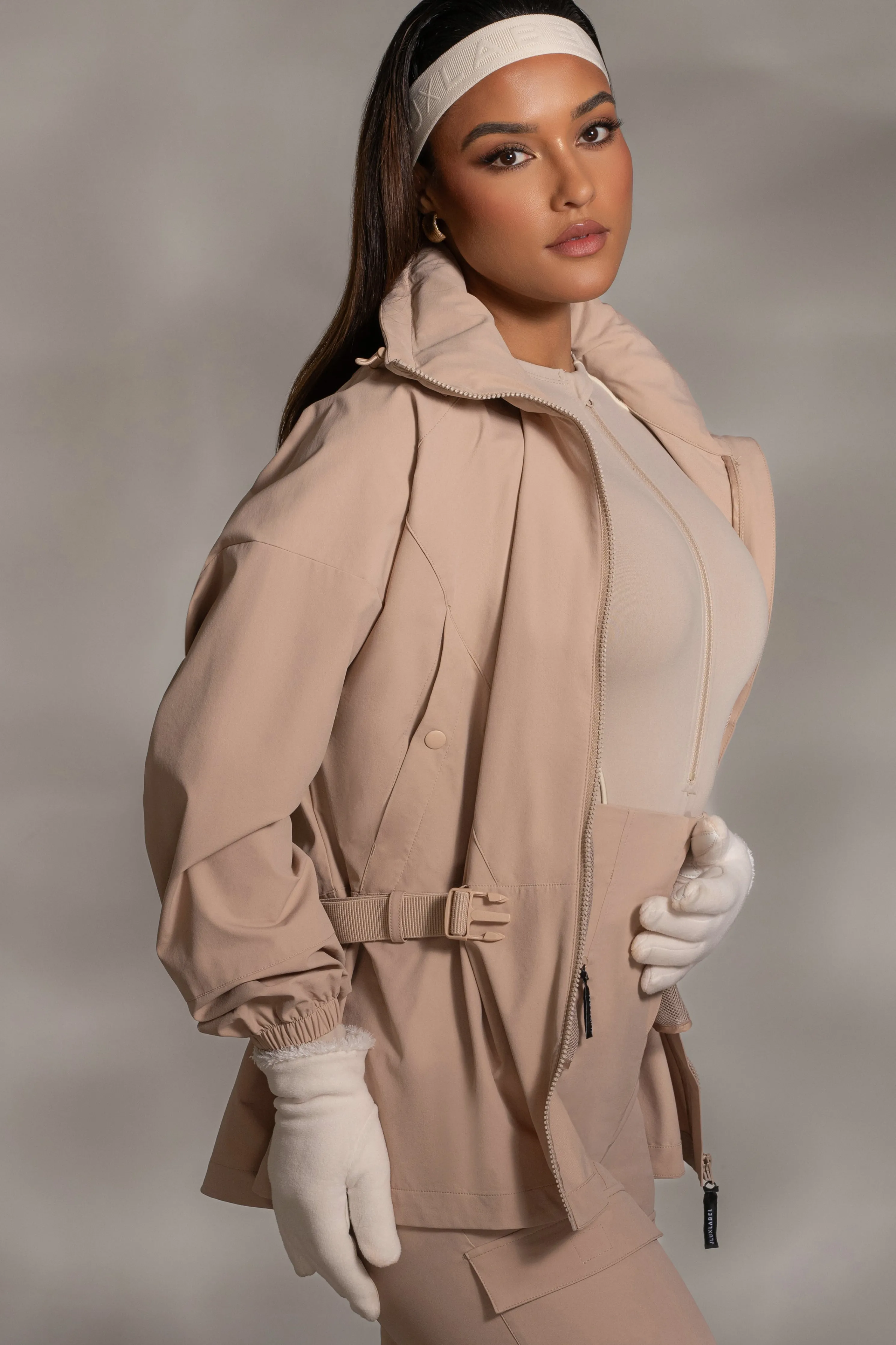 Tan Willow Belted Jacket