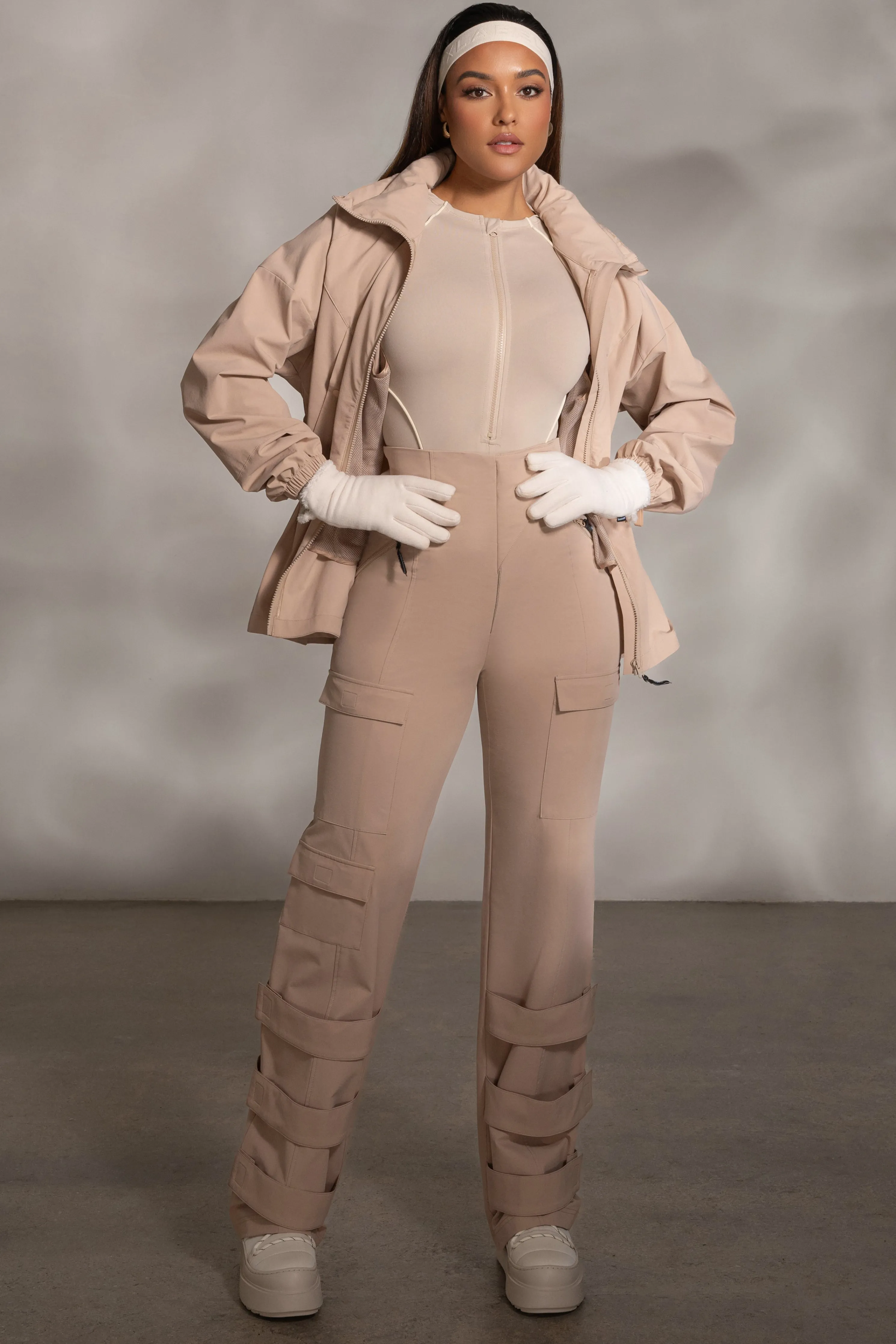 Tan Willow Belted Jacket