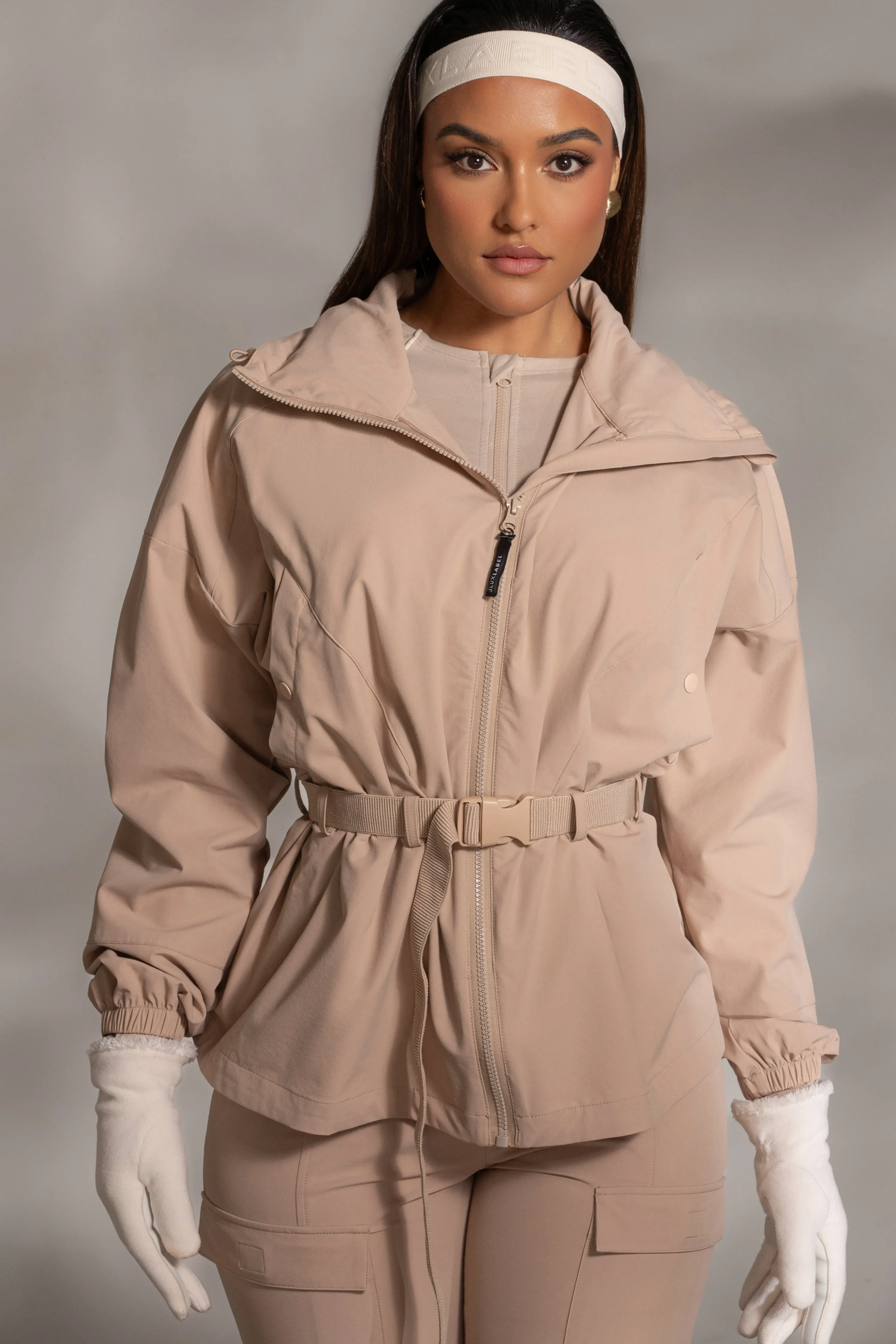 Tan Willow Belted Jacket