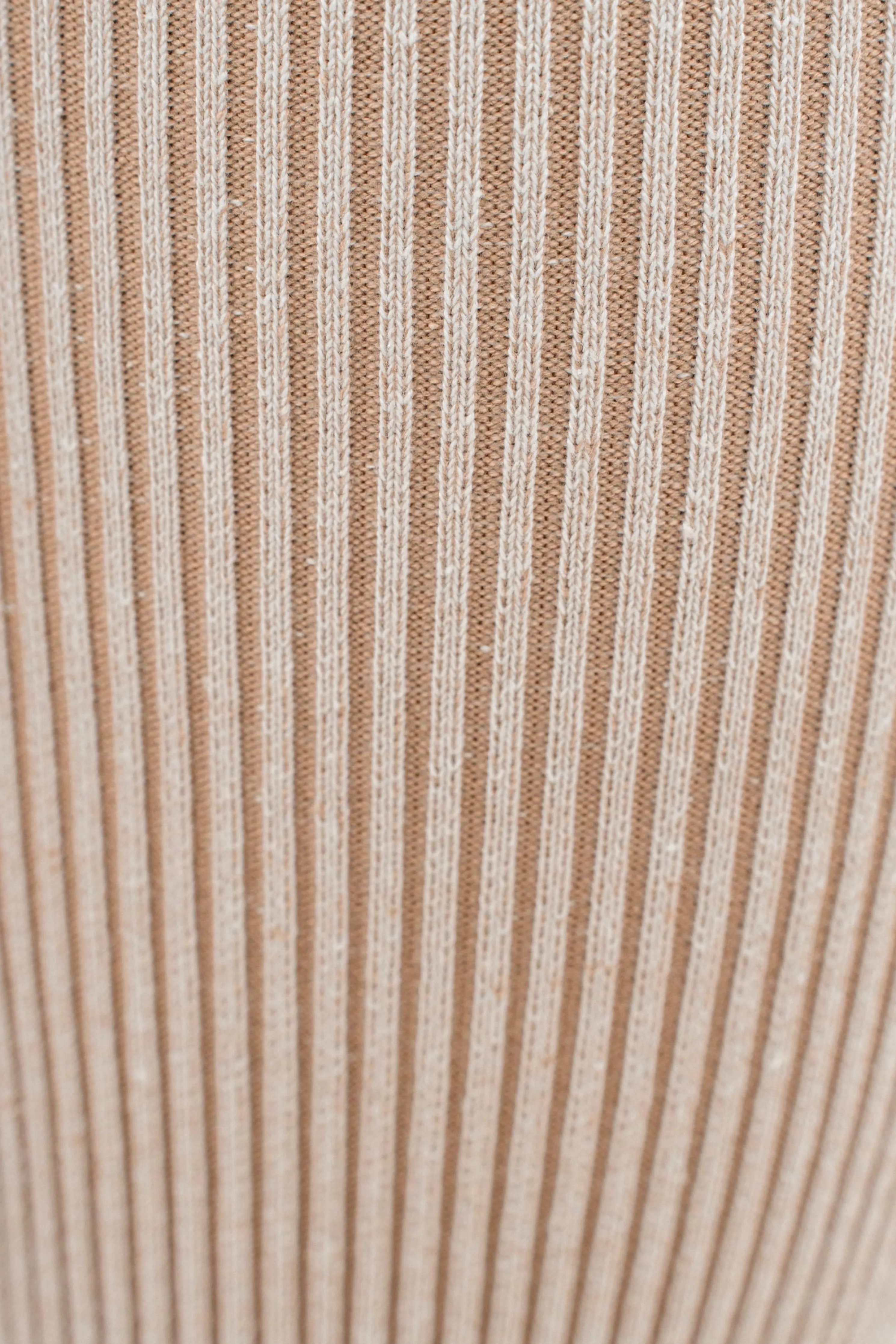 Taupe/White Faya Ribbed Pants