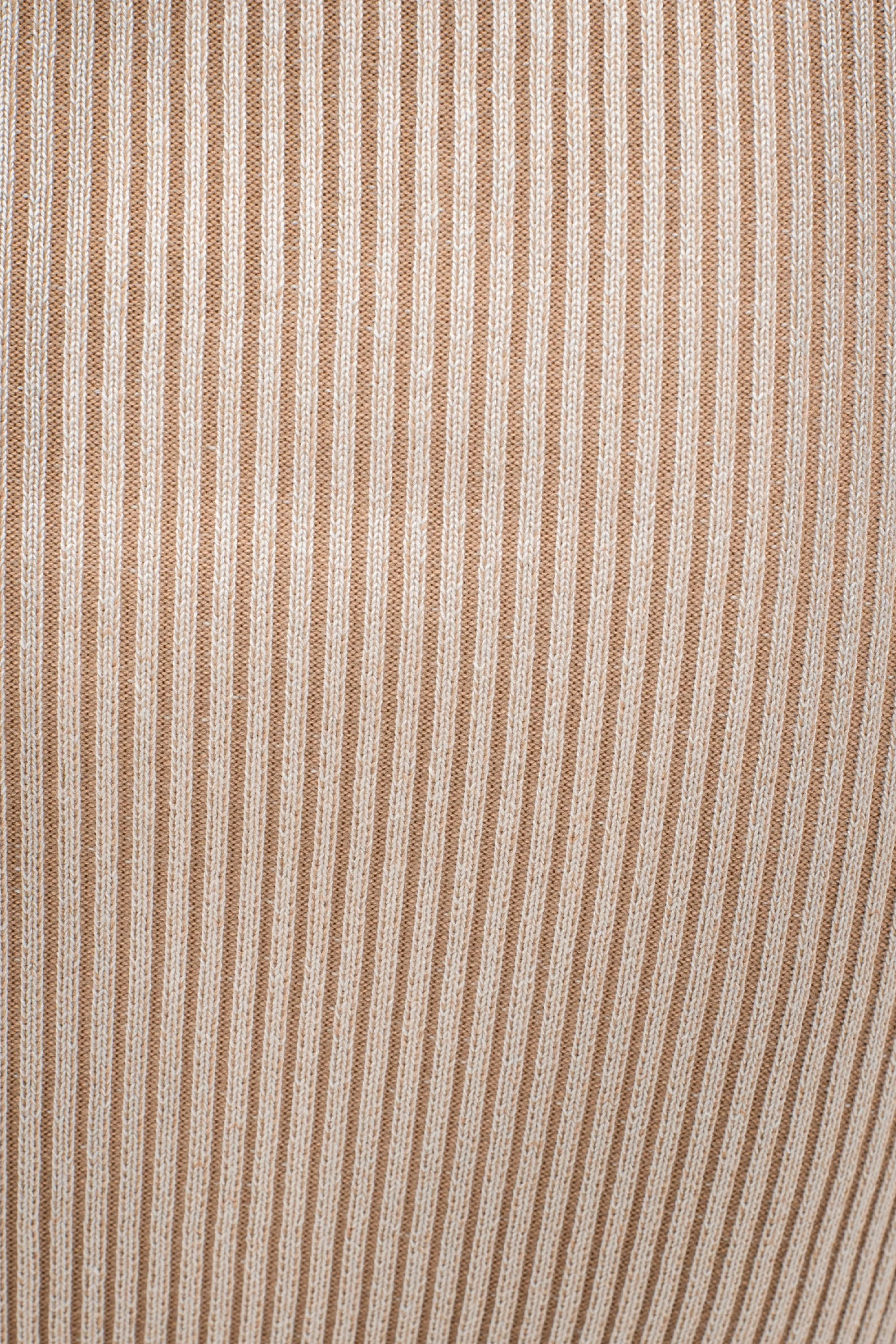 Taupe/White Over The Top Skirt