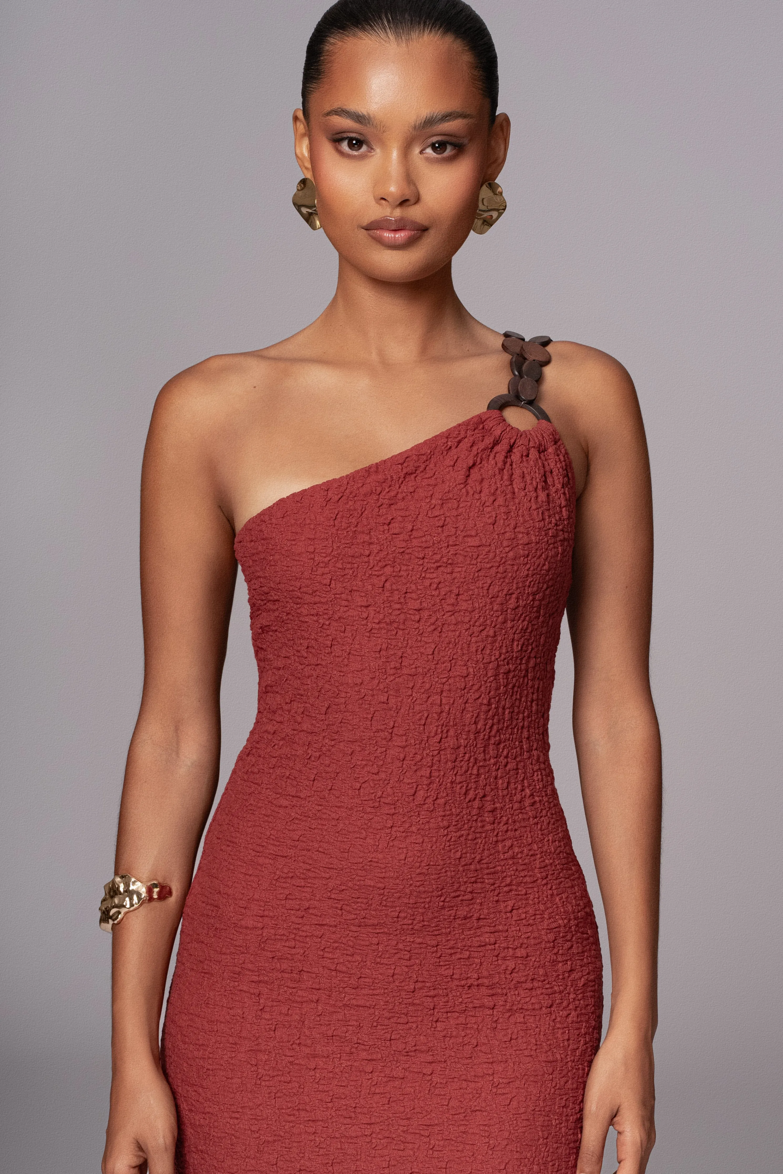 Terra Cotta Summer In Capri Dress