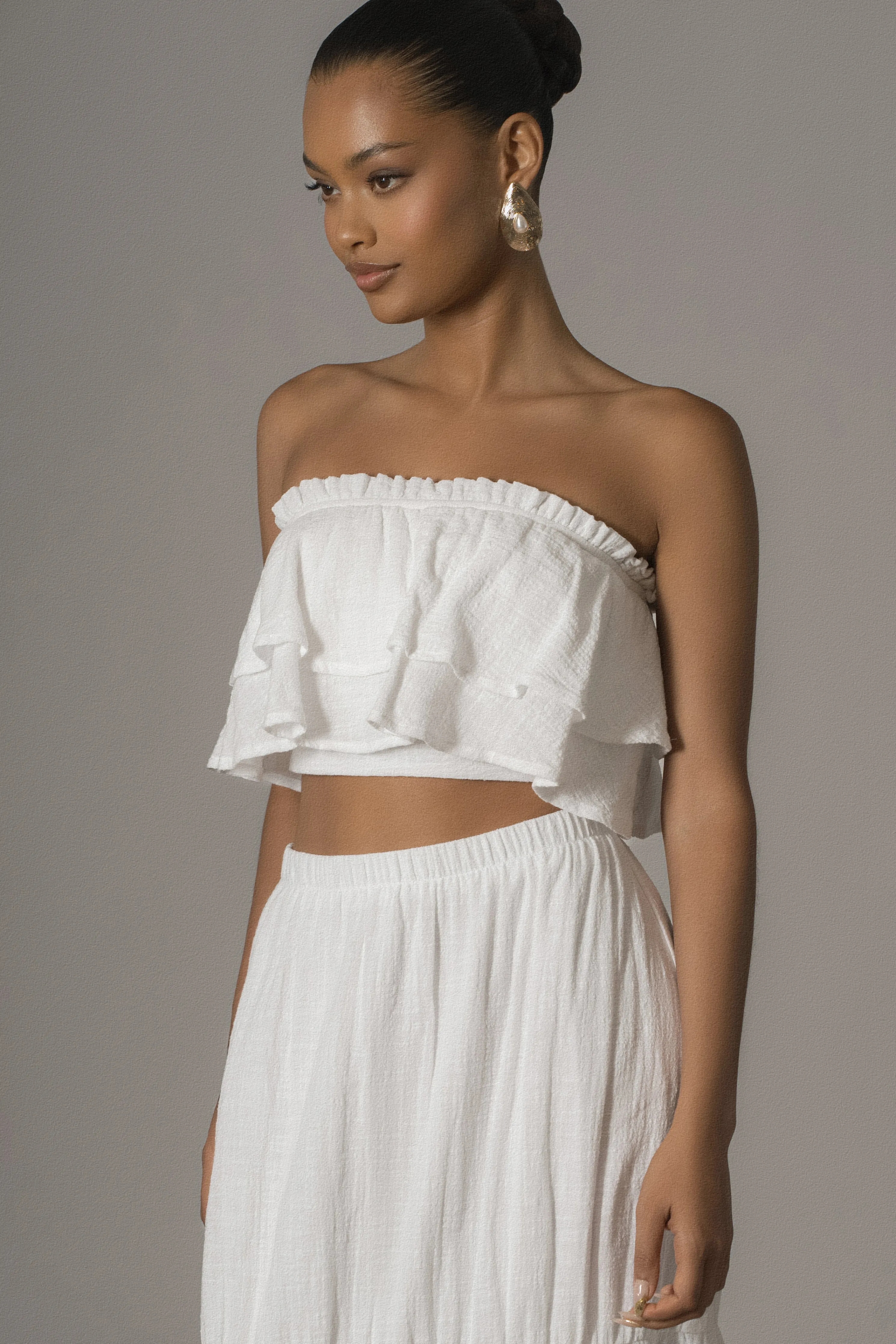 White By The Sea Skirt Set
